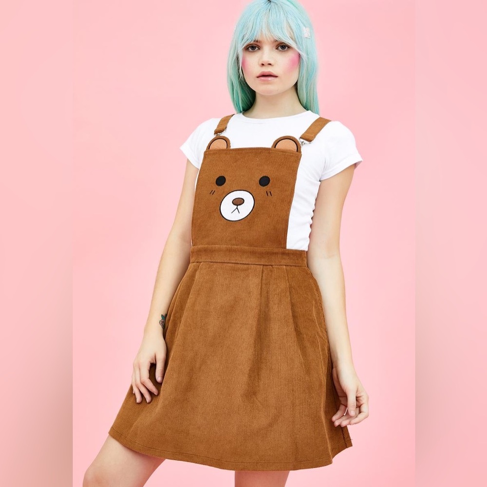 Bear Pinafore Dress
